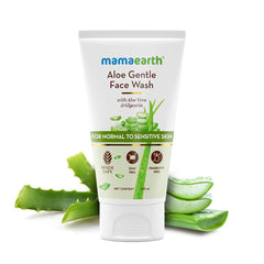 Mamearth Aloe Gentle Face Wash with Aloe Vera & Glycerin for Normal to Sensitive Skin 150ml Mamearth Aloe Gentle Face Wash with Aloe Vera & Glycerin for Normal to Sensitive Skin 150ml