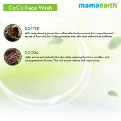 Mamaearth CoCo Face Wash with Coffee and Cocoa for Skin Awakening 100ml Mamaearth CoCo Face Wash with Coffee and Cocoa for Skin Awakening 100ml