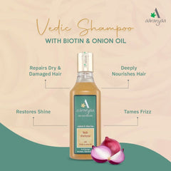 Aaranyaa Vedic with Biotin & Onion Oil Hair Shampoo 250ml Aaranyaa Vedic with Biotin & Onion Oil Hair Shampoo 250ml