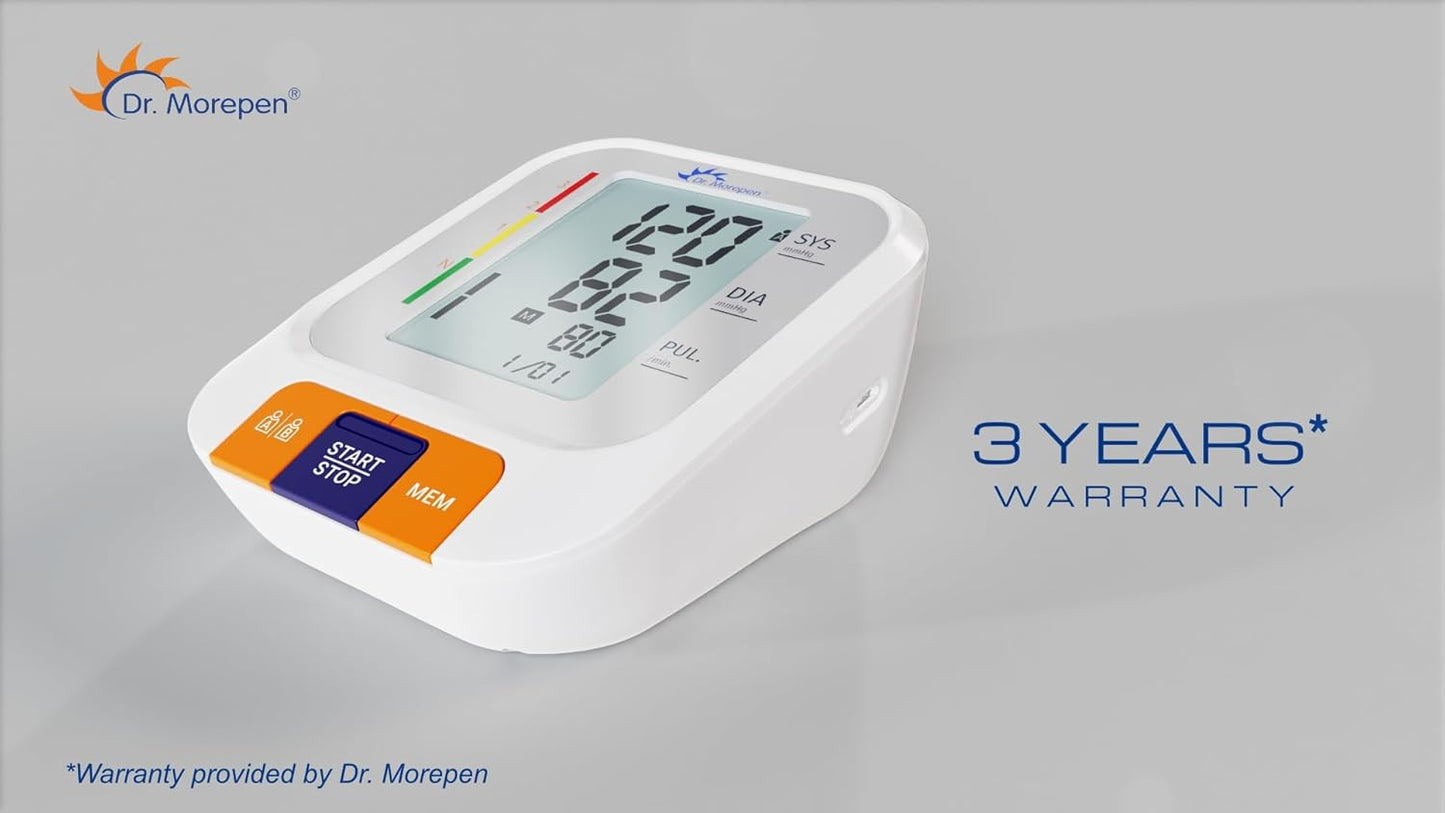 Dr. Morepen Blood Pressure Monitor Model BP15