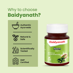 Baidyanath Ayurvedic (Jhansi) Neem Tablet Baidyanath Ayurvedic (Jhansi) Neem Tablet