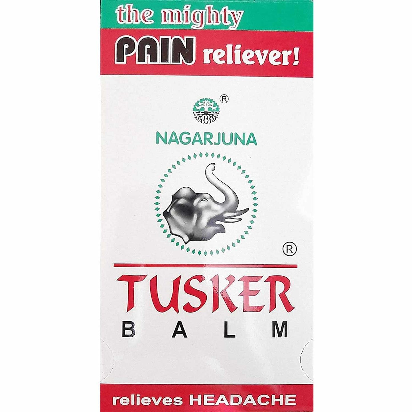 4 X Nagarjuna Ayurvedic Tusker Balm 10Gm