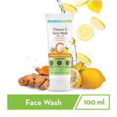 Mamaearth Vitamin C Face Wash With Vitamin C and Turmeric For Skin Illumination Mamaearth Vitamin C Face Wash With Vitamin C and Turmeric For Skin Illumination