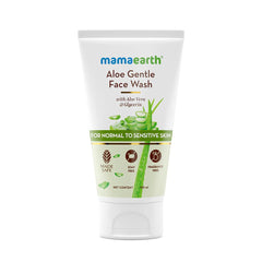 Mamearth Aloe Gentle Face Wash with Aloe Vera & Glycerin for Normal to Sensitive Skin 150ml Mamearth Aloe Gentle Face Wash with Aloe Vera & Glycerin for Normal to Sensitive Skin 150ml
