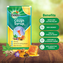 Zandu Ayurvedic Cough Non Drowsy Liquid Syrup Zandu Ayurvedic Cough Non Drowsy Liquid Syrup