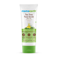 Mamaearth Tea Tree Face Scrub with Tea Tree and Neem for Skin Purification 100g Mamaearth Tea Tree Face Scrub with Tea Tree and Neem for Skin Purification 100g
