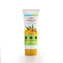 Mamaearth Ubtan Face Scrub with Turmeric and Walnut for Tan Removal 100g Mamaearth Ubtan Face Scrub with Turmeric and Walnut for Tan Removal 100g