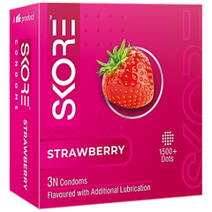 TTK Healthcare Skore Dotted Banana,Blue & Chocolate,Orange &Strawberry Flavored Colored Condoms TTK Healthcare Skore Dotted Banana,Blue & Chocolate,Orange &Strawberry Flavored Colored Condoms