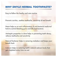 Smyle Herbal Teeth Toothpaste 100gm Smyle Herbal Teeth Toothpaste 100gm