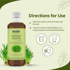 Sri Sri Tattva Ayurvedic Wheat Grass Juice Daily Fitness Essential Liquid 1 Litre Sri Sri Tattva Ayurvedic Wheat Grass Juice Daily Fitness Essential Liquid 1 Litre