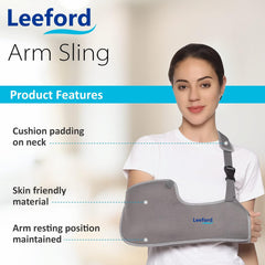 Leeford Pouch Arm Sling Color Random Leeford Pouch Arm Sling Color Random
