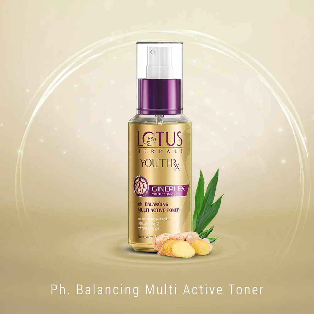 Lotus Herbals Cosmetics YouthRx pH Balancing Multi Active Toner 100ml