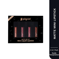 Pilgrim Cosmetics Matte Me Up! Liquid lipstick 4 in 1 pack (minis) Pilgrim Cosmetics Matte Me Up! Liquid lipstick 4 in 1 pack (minis)