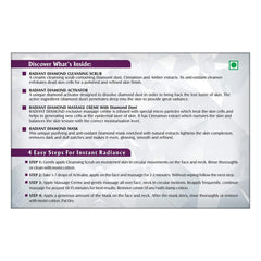 Lotus Herbals Cosmetics Radiant Diamond Cellular Radiance Salon Grade 4 Facial Kit Lotus Herbals Cosmetics Radiant Diamond Cellular Radiance Salon Grade 4 Facial Kit