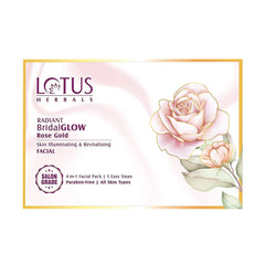 Lotus Herbals Cosmetics Radiant Bridal Glow Facial kit Lotus Herbals Cosmetics Radiant Bridal Glow Facial kit