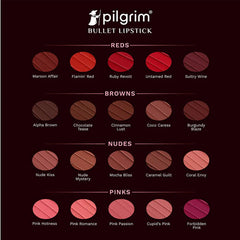Pilgrim Cosmetics Matte Me Up! Bullet Lipstick 4.2gm Pilgrim Cosmetics Matte Me Up! Bullet Lipstick 4.2gm