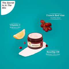 Pilgrim Cosmetics Red Vine Face Cream SPF 30 with Vitamin C & Rosehip Oil (PA+++) 50g Pilgrim Cosmetics Red Vine Face Cream SPF 30 with Vitamin C & Rosehip Oil (PA+++) 50g