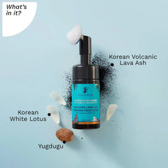 Pilgrim Cosmetics Volcanic Lava Ash Foaming Face Wash w/ Brush 120ml Pilgrim Cosmetics Volcanic Lava Ash Foaming Face Wash w/ Brush 120ml