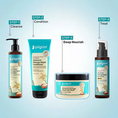 Pilgrim Cosmetics Korean Rice Water & Collagen Advanced Damage Repair Hair Mask 200 g | 7.05 oz Pilgrim Cosmetics Korean Rice Water & Collagen Advanced Damage Repair Hair Mask 200 g | 7.05 oz