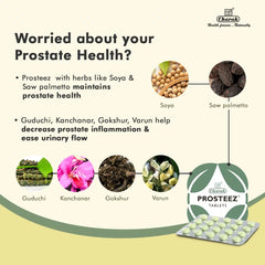 Charak Ayurvedic Prosteez 20 Tablets Charak Ayurvedic Prosteez 20 Tablets