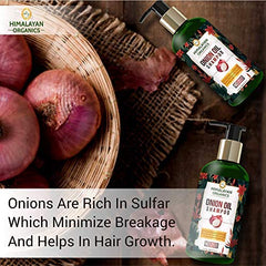 Himalayan Organics Onion Oil Shampoo 300ml Himalayan Organics Onion Oil Shampoo 300ml