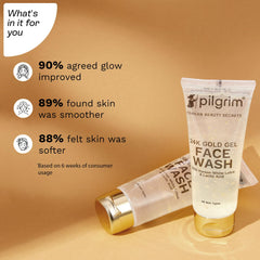 Pilgrim Cosmetics 24K Gold Gel Facewash 80ml Pilgrim Cosmetics 24K Gold Gel Facewash 80ml