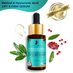 Pilgrim Retinol & Hyaluronic Acid Lift & Firm Face Serum 30ml Pilgrim Retinol & Hyaluronic Acid Lift & Firm Face Serum 30ml