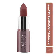 Lotus Make Up Cosmetics Ecostay Powder Matte Lip Color 4.2gm Lotus Make Up Cosmetics Ecostay Powder Matte Lip Color 4.2gm
