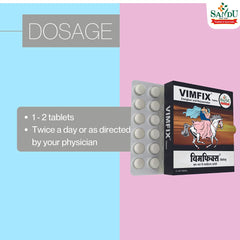 Sandu Ayurvedic Vimfix Energiser & Rejuvenator Tablets Sandu Ayurvedic Vimfix Energiser & Rejuvenator Tablets