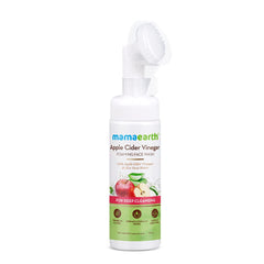 Mamaearth Apple Cider Vinegar Foaming Face Wash with Apple Cider Vinegar and Aloe Vera Water for Deep Cleansing 150ml Mamaearth Apple Cider Vinegar Foaming Face Wash with Apple Cider Vinegar and Aloe Vera Water for Deep Cleansing 150ml