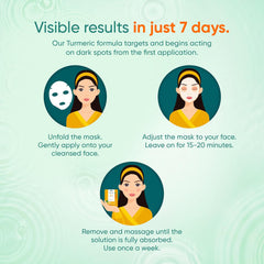 Himalaya Dark Spot Clearing Turmeric Face Sheet Mask 30g Himalaya Dark Spot Clearing Turmeric Face Sheet Mask 30g
