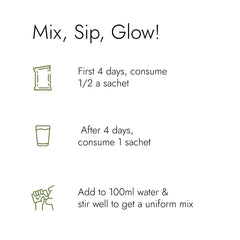 Kapiva Skin Foods Glow Mix Powder 30 Sachets Kapiva Skin Foods Glow Mix Powder 30 Sachets