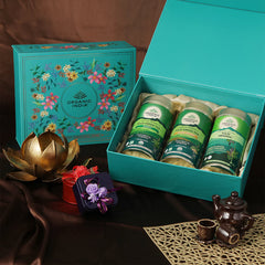 Organic India Exotic Brew Green Tea Infusion Gift Box Set Organic India Exotic Brew Green Tea Infusion Gift Box Set