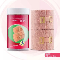 Leeford Cotton Crepe Pain Relief Bandage 10cm x 4m Leeford Cotton Crepe Pain Relief Bandage 10cm x 4m