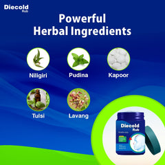 Leeford Diecold Rub For Cold And Congestion Balm 25ml Leeford Diecold Rub For Cold And Congestion Balm 25ml