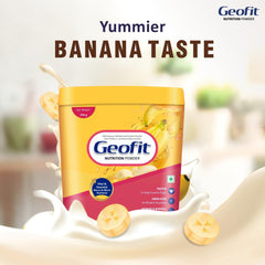 Leeford Geofit Banana Flavoured Protein Nutrition Powder 250g Leeford Geofit Banana Flavoured Protein Nutrition Powder 250g