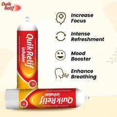 Leeford Quik Relif Inhaler For Cold,Cough & Blocked Nose 0.5 Ml Leeford Quik Relif Inhaler For Cold,Cough & Blocked Nose 0.5 Ml