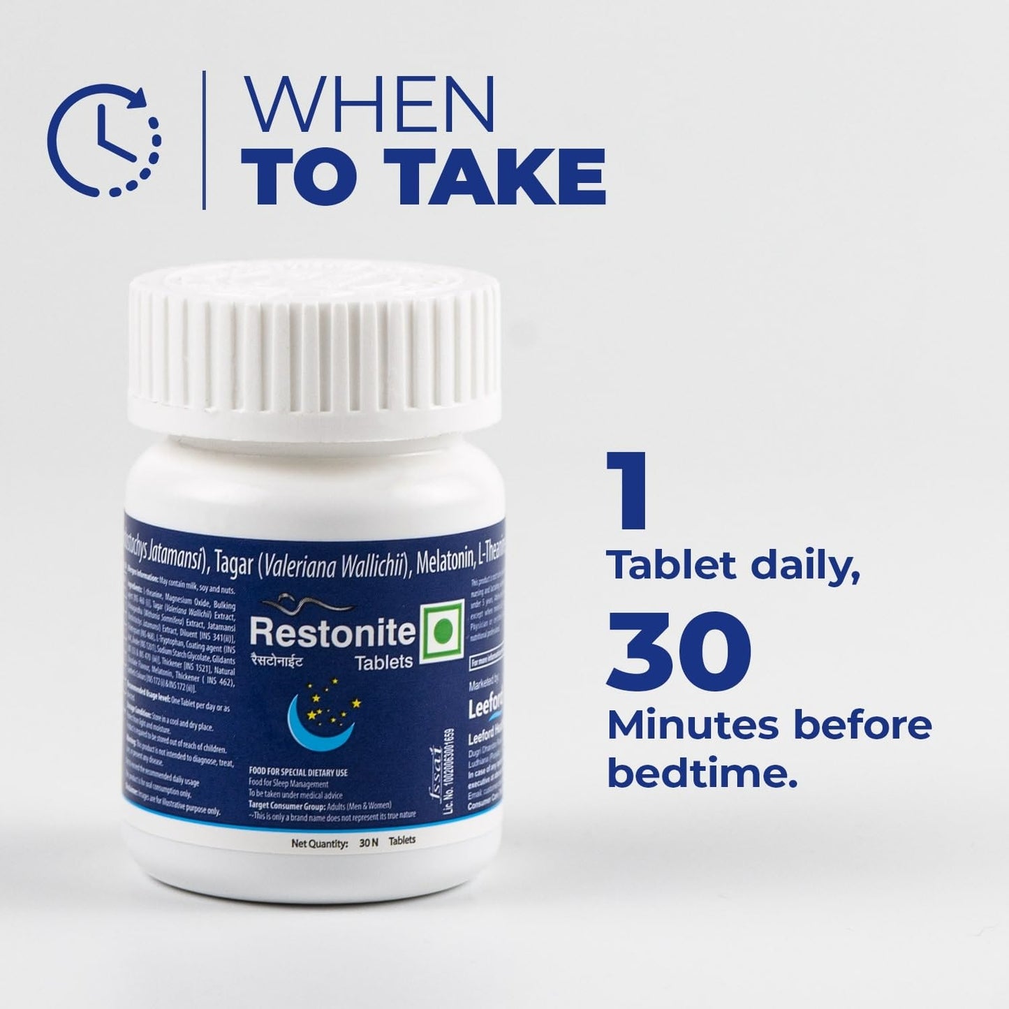 Leeford Restonite 30 Tablets