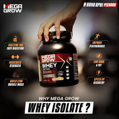 Leeford Megagrow Isolate Whey Protein Powder Cookies And Cream Flavor With Shaker 1 Kg Leeford Megagrow Isolate Whey Protein Powder Cookies And Cream Flavor With Shaker 1 Kg