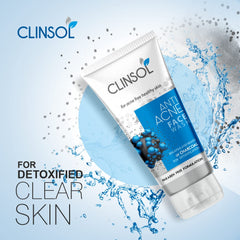 Leeford Clinsol Anti Acne Charcoal Face Wash Leeford Clinsol Anti Acne Charcoal Face Wash