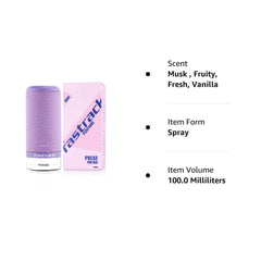 Skinn by Titan Fastrack Perfume Spray Women's Pulse,Beat & Trance 100ml Skinn by Titan Fastrack Perfume Spray Women's Pulse,Beat & Trance 100ml