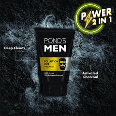 Pond's Men Energy Bright,Pimple Clear and Pollution Out Facewash 100g Pond's Men Energy Bright,Pimple Clear and Pollution Out Facewash 100g