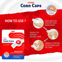 Leeford Cornex Corn Cap 1 Box 40 Strips Leeford Cornex Corn Cap 1 Box 40 Strips