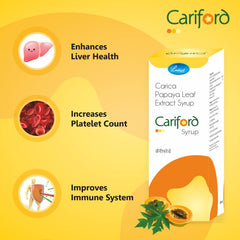 Leeford Cariford Herbal Ayurvedic Platelet Booster Syrup 150ml Leeford Cariford Herbal Ayurvedic Platelet Booster Syrup 150ml