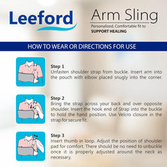 Leeford Pouch Arm Sling Color Random Leeford Pouch Arm Sling Color Random