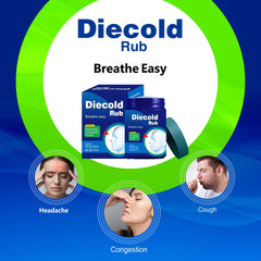 Leeford Diecold Rub For Cold And Congestion Balm 25ml Leeford Diecold Rub For Cold And Congestion Balm 25ml