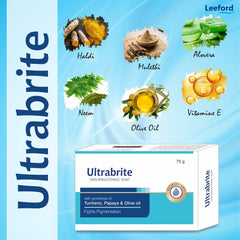 Leeford Ultrabrite Hautaufhellende Seife, Stück 75 g Leeford Ultrabrite Hautaufhellende Seife, Stück 75 g