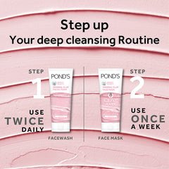 POND'S Bright Beauty Mineral Clay Facial Foam With Vitamin B3+ Oil Free Instant Glow Foam 90GM POND'S Bright Beauty Mineral Clay Facial Foam With Vitamin B3+ Oil Free Instant Glow Foam 90GM