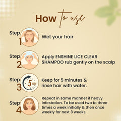 Leeford Enshine Lice Clear Hair Shampoo 50ml Leeford Enshine Lice Clear Hair Shampoo 50ml