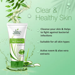 Leeford Alite Active Neem And Aloe Vera Face Wash Leeford Alite Active Neem And Aloe Vera Face Wash